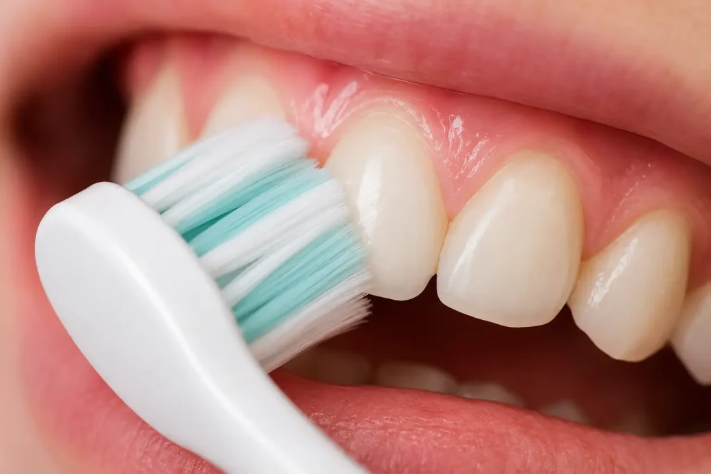 Cepillado de dientes para prevenir la gingivitis o periodontitis
